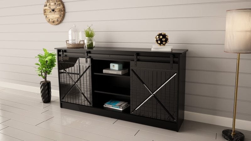 Halmar Credenza con 2 ante Granero Nero