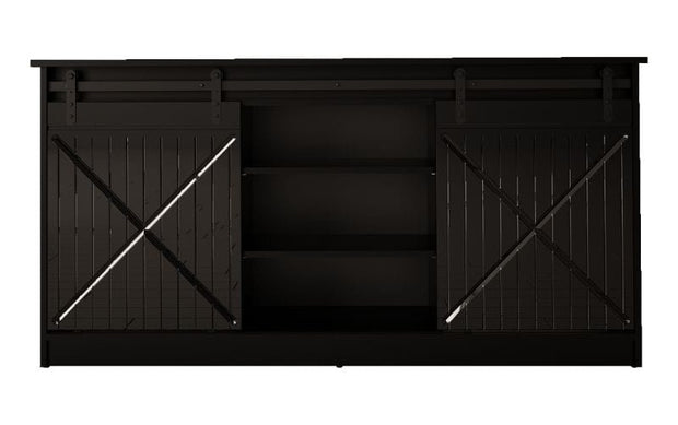 Halmar Credenza con 2 ante Granero Nero