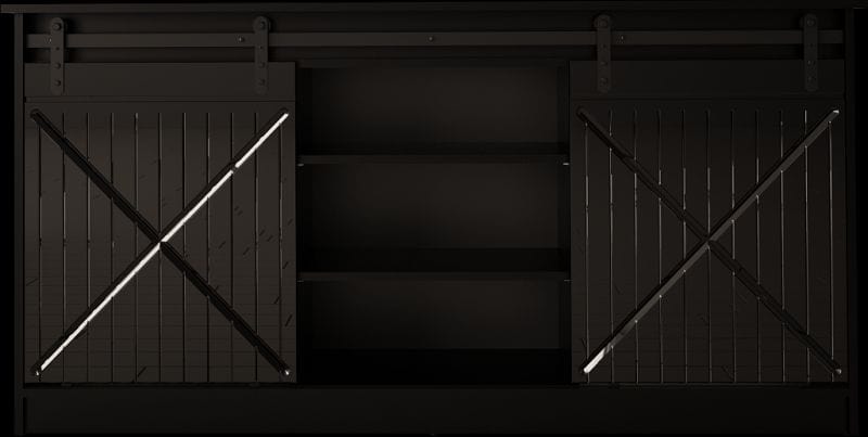 Halmar Credenza con 2 ante Granero Nero