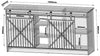 Halmar Credenza con 2 ante Granero Nero