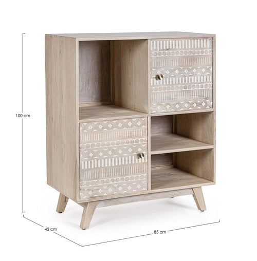 Bizzotto Credenza con 2 ante Indira Naturale