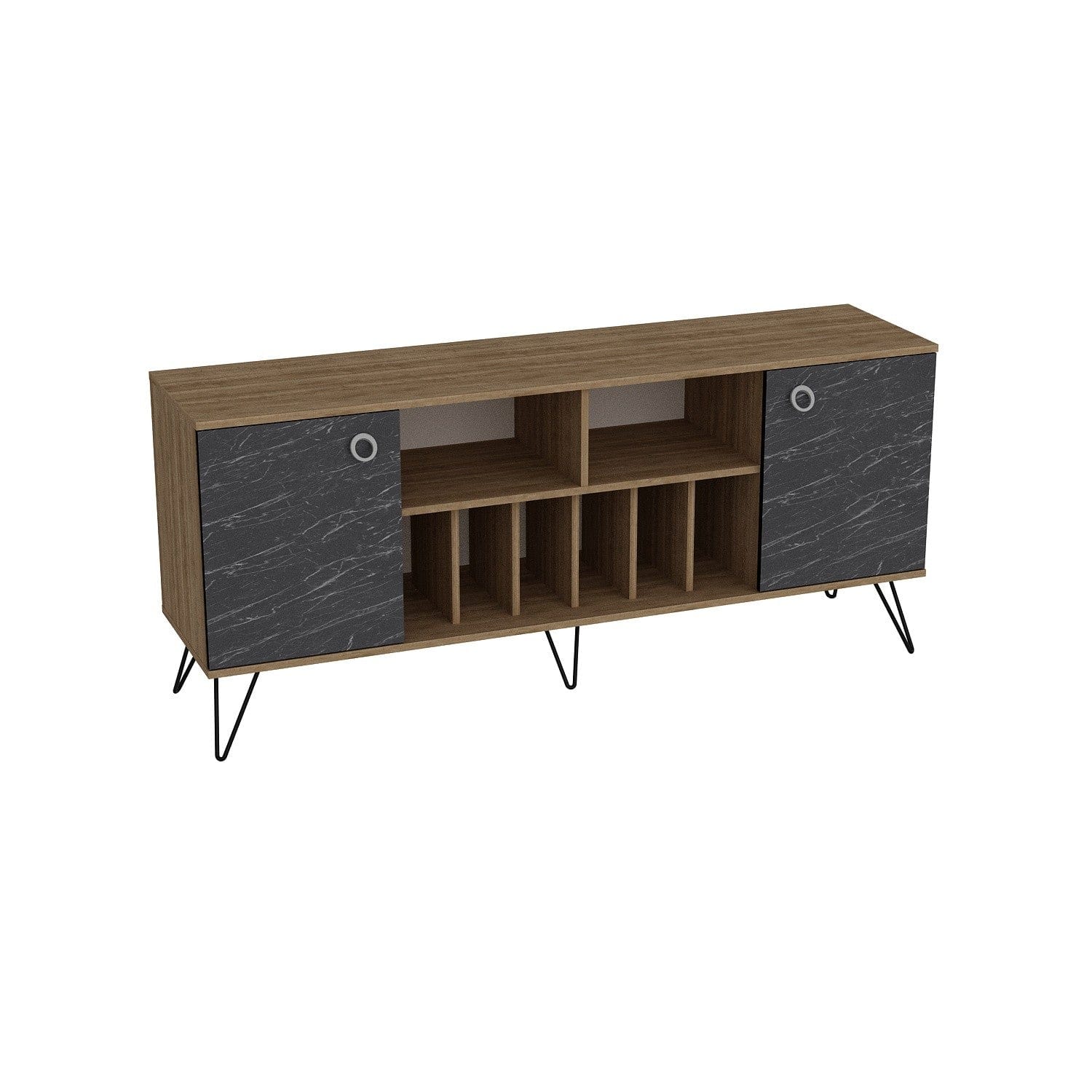 Asir Credenza con 2 ante Lorenz Noce