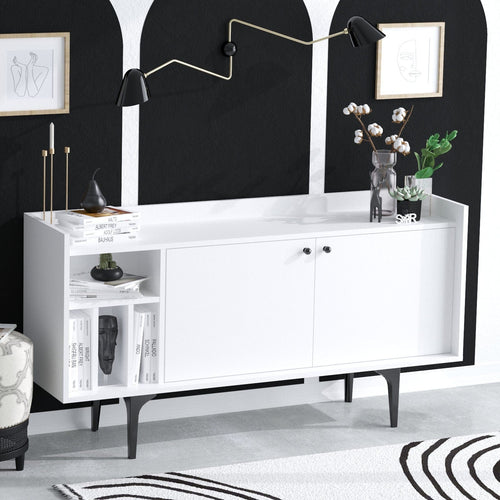 Credenza con 2 ante Magnetor Bianco (1)