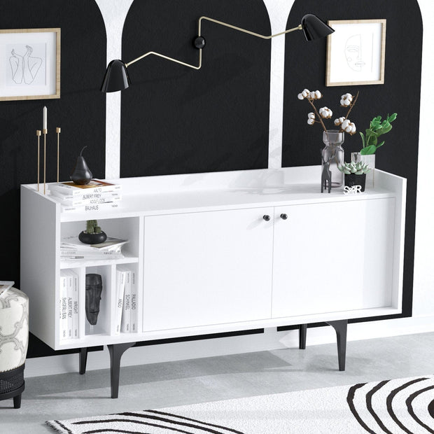 Credenza con 2 ante Magnetor Bianco (1)