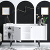 Asir Credenza con 2 ante Magnetor Bianco