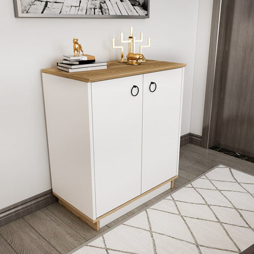 Credenza con 2 ante Nuanse Bianco