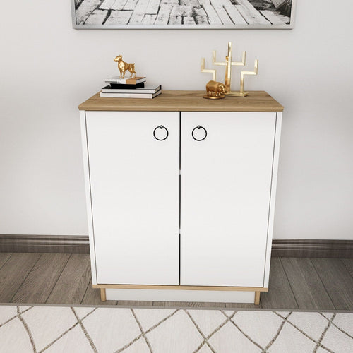 Asir Credenza con 2 ante Nuanse Bianco