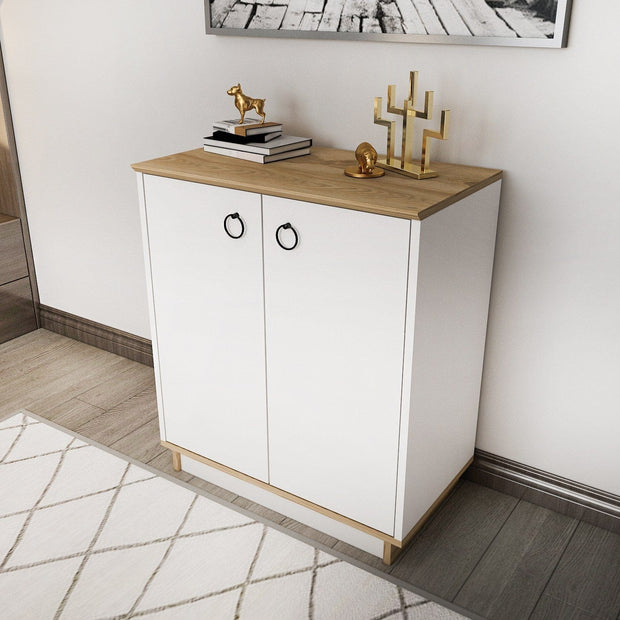 Asir Credenza con 2 ante Nuanse Bianco