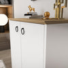 Asir Credenza con 2 ante Nuanse Bianco