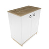 Asir Credenza con 2 ante Nuanse Bianco