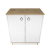 Asir Credenza con 2 ante Nuanse Bianco