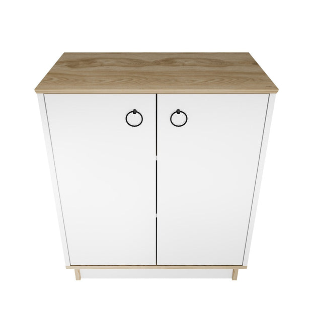 Asir Credenza con 2 ante Nuanse Bianco