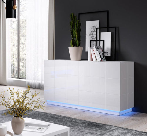 Halmar Credenza con 2 ante Reja Bianco
