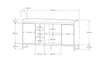 Asir Credenza con 2 ante Vuslat Quercia