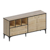 Asir Credenza con 2 cassetti e 2 ante Elegan Quercia