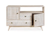 Bizzotto Credenza con 2 cassetti e 2 ante Indira Naturale