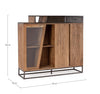 Bizzotto Credenza con 2 cassetti e 2 ante Janak High Naturale