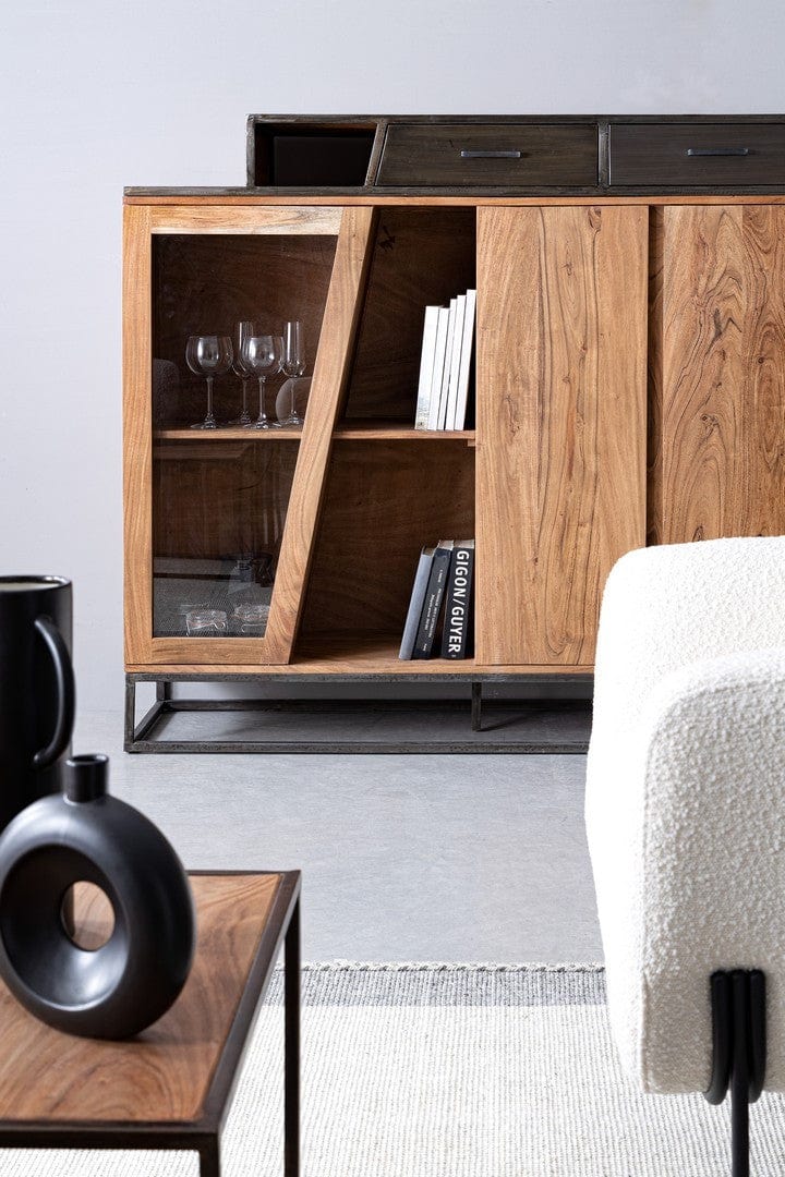 Bizzotto Credenza con 2 cassetti e 2 ante Janak High Naturale