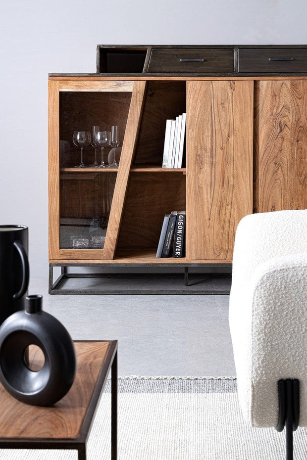 Bizzotto Credenza con 2 cassetti e 2 ante Janak High Naturale