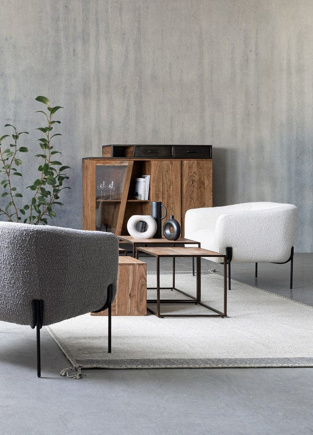 Bizzotto Credenza con 2 cassetti e 2 ante Janak High Naturale