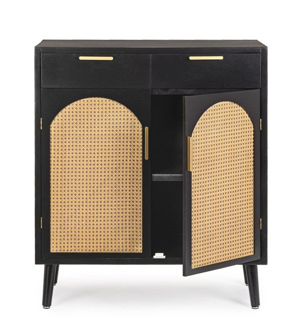 Bizzotto Credenza con 2 cassetti e 2 ante Josine Nero