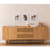 Asir Credenza con 2 cassetti e 2 ante Madison Quercia