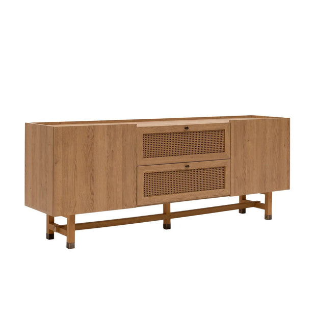 Asir Credenza con 2 cassetti e 2 ante Madison Quercia
