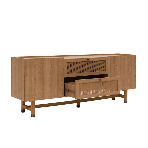 Asir Credenza con 2 cassetti e 2 ante Madison Quercia