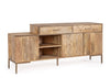 Bizzotto Credenza con 2 cassetti e 3 ante Jaidev Naturale