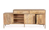 Bizzotto Credenza con 2 cassetti e 3 ante Jaidev Naturale