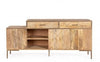 Bizzotto Credenza con 2 cassetti e 3 ante Jaidev Naturale