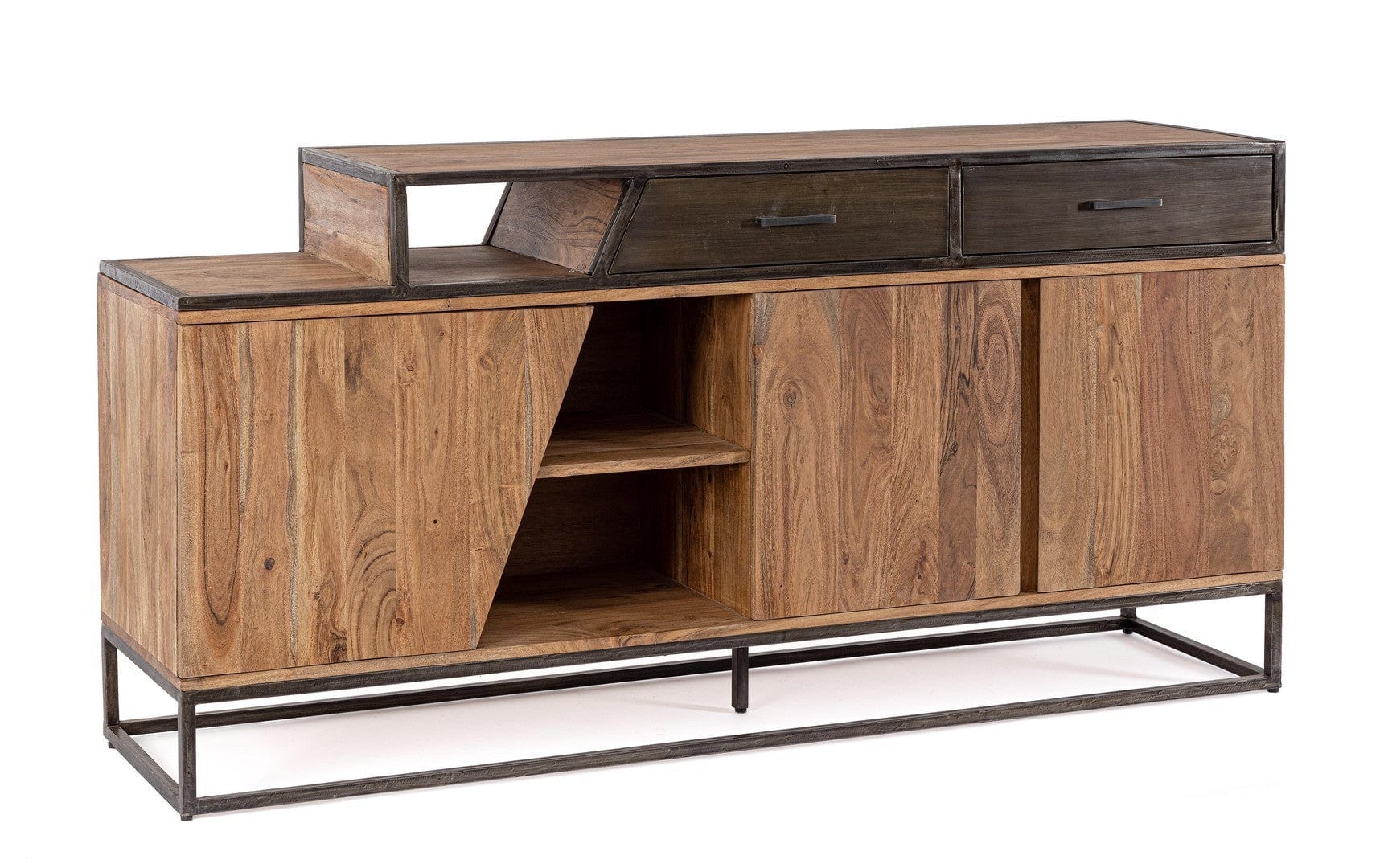 Bizzotto Credenza con 2 cassetti e 3 ante Janak Naturale