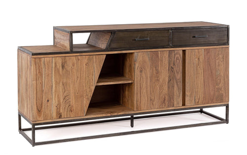 Bizzotto Credenza con 2 cassetti e 3 ante Janak Naturale