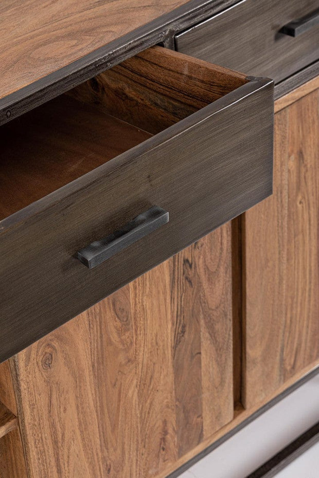 Bizzotto Credenza con 2 cassetti e 3 ante Janak Naturale