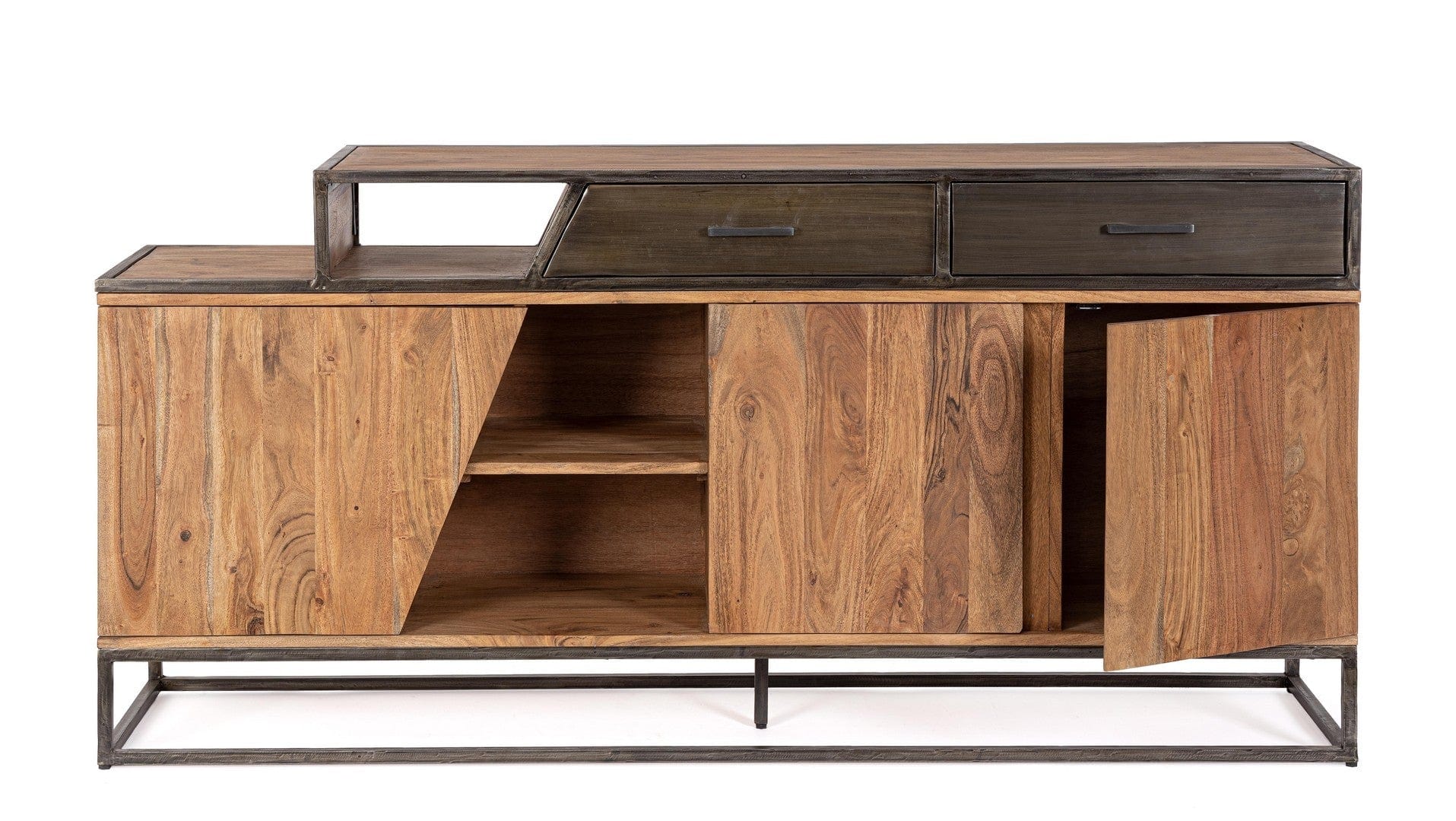 Bizzotto Credenza con 2 cassetti e 3 ante Janak Naturale