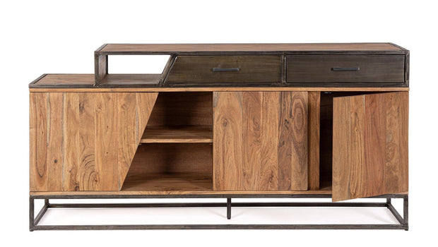 Bizzotto Credenza con 2 cassetti e 3 ante Janak Naturale