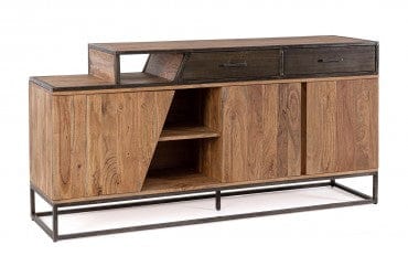 Bizzotto Credenza con 2 cassetti e 3 ante Janak Naturale