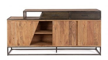 Bizzotto Credenza con 2 cassetti e 3 ante Janak Naturale