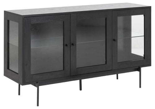 Actona Credenza con 3 ante Angus Nero