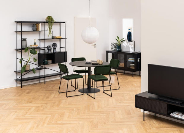 Actona Credenza con 3 ante Angus Nero