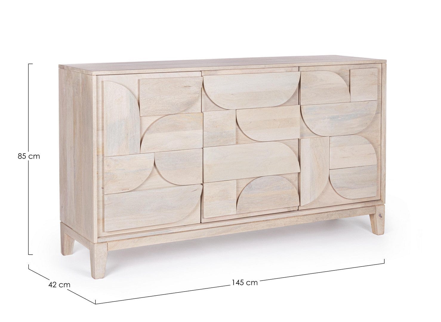Bizzotto Credenza con 3 ante Archita Naturale