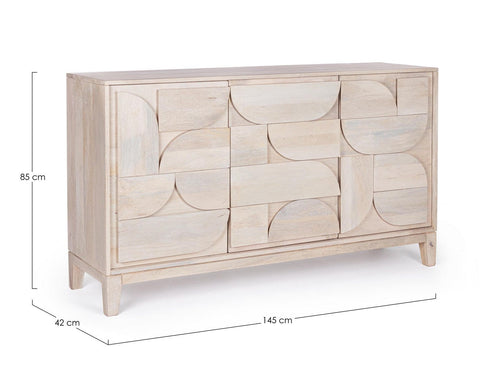 Bizzotto Credenza con 3 ante Archita Naturale