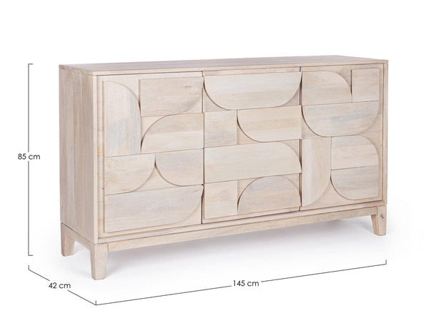 Bizzotto Credenza con 3 ante Archita Naturale