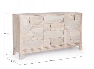 Bizzotto Credenza con 3 ante Archita Naturale
