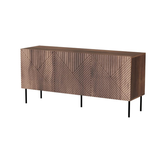 Halmar Credenza con 3 ante Artdeco Noce