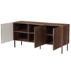Halmar Credenza con 3 ante Artdeco Noce