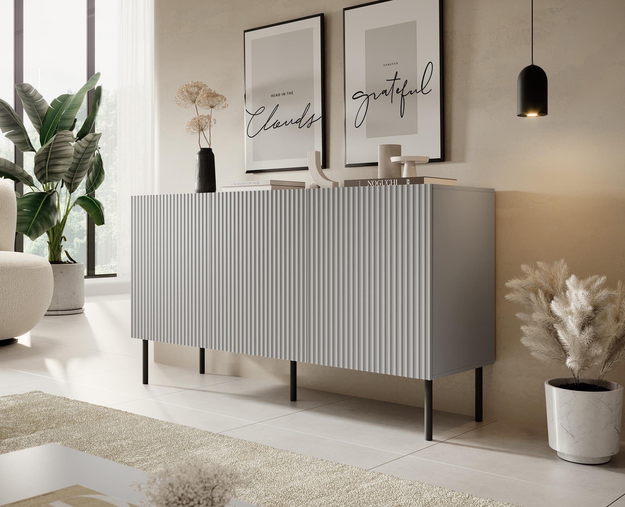 Halmar Credenza con 3 ante Asensio Grigio