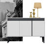 Asir Credenza con 3 ante Asude Bianco