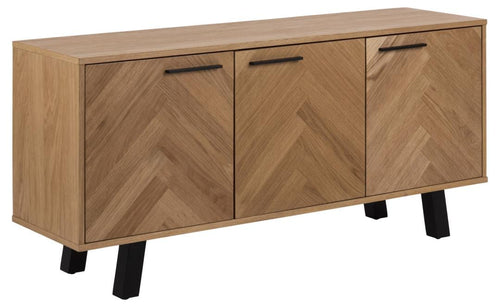 Actona Credenza con 3 ante Brighton Nero
