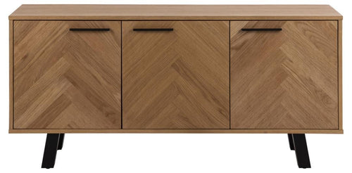 Actona Credenza con 3 ante Brighton Nero